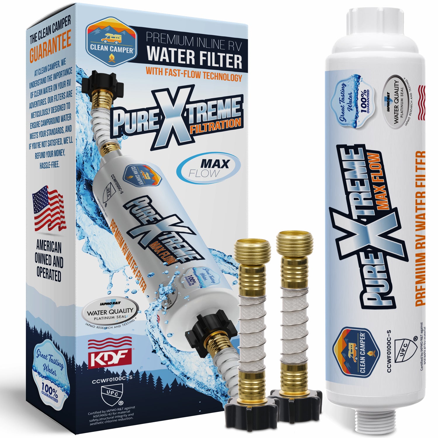 Clean Camper Ultra-Premium RV Inline Water Filter